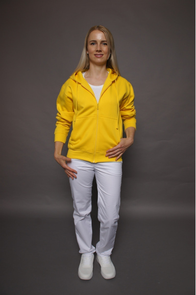 Kapuzenjacke carestin, Farbe: gelb, Größe: 4XL