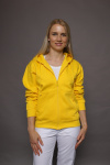 Kapuzenjacke carestin, Farbe: gelb, Größe: 4XL