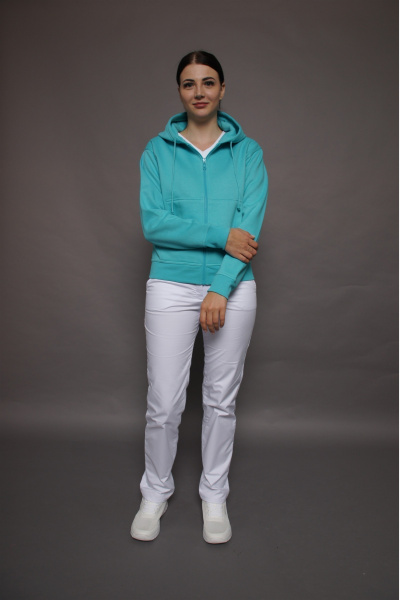 Kapuzenjacke carestin, Farbe: türkis, Größe: 3XL