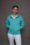 Kapuzenjacke carestin, Farbe: türkis, Größe: 3XL