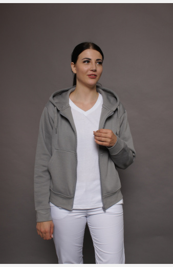 Kapuzenjacke carestin, Farbe: grau, Größe: XS