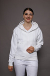 Kapuzenjacke carestin, Farbe: weiß, Größe: 5XL