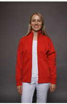 Stehkragenjacke carestin, Farbe: rot, Größe: XL