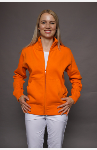 Stehkragenjacke carestin, Farbe: orange, Größe: XS