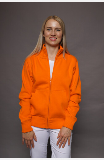 Stehkragenjacke carestin, Farbe: orange, Größe: L