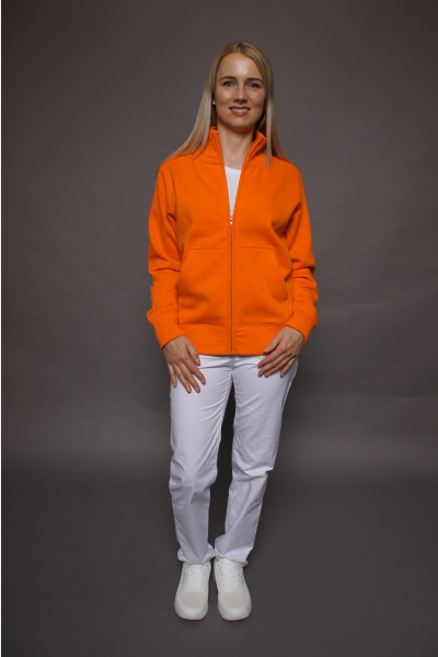 Stehkragenjacke carestin, Farbe: orange, Größe: L