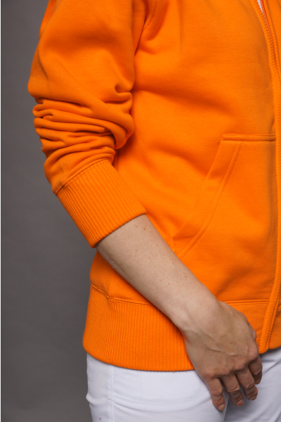 Stehkragenjacke carestin, Farbe: orange, Größe: L