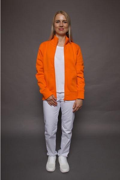 Stehkragenjacke carestin, Farbe: orange, Größe: L