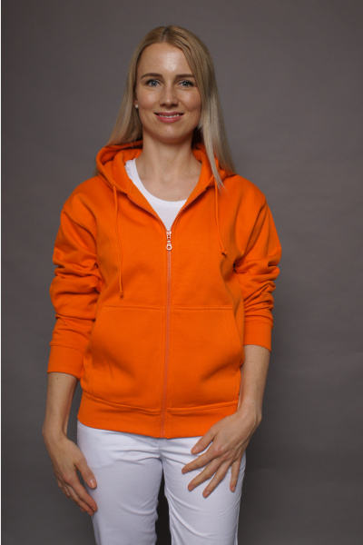 Stehkragenjacke carestin, Farbe: orange, Größe: L