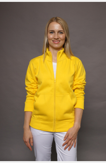 Stehkragenjacke carestin, Farbe: gelb, Größe: XS