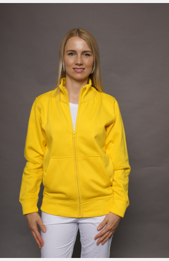 Stehkragenjacke carestin, Farbe: gelb, Größe: XS