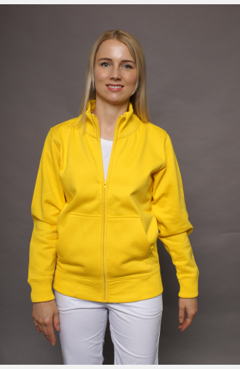 Stehkragenjacke carestin, Farbe: gelb, Größe: XS