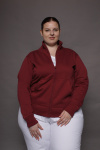 Stehkragenjacke carestin, Farbe: bordeaux, Größe: 5XL