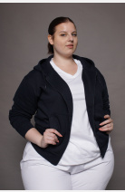 Stehkragenjacke carestin, Farbe: navy, Größe: XS