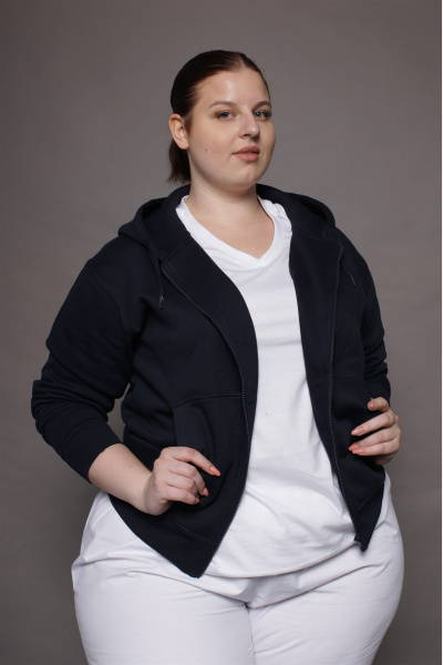Stehkragenjacke carestin, Farbe: navy, Größe: L