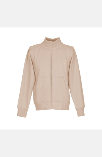 Stehkragenjacke carestin, Farbe: beige, Größe: XS