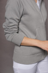 Stehkragenjacke carestin, Farbe: grau, Größe: L