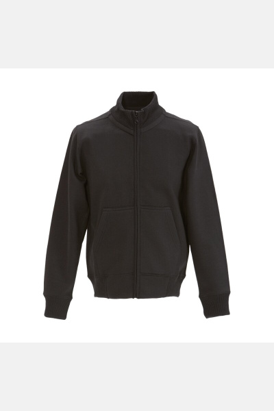 Stehkragenjacke / Sweat-Jacket, Farbe: schwarz / black, Größe: L