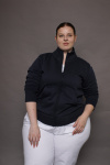 Stehkragenjacke / Sweat-Jacket, Farbe: schwarz / black, Größe: L