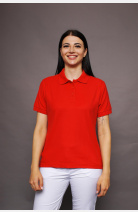 Poloshirt carestin, tailliert geschnitten, Farbe: rot, Größe: XS