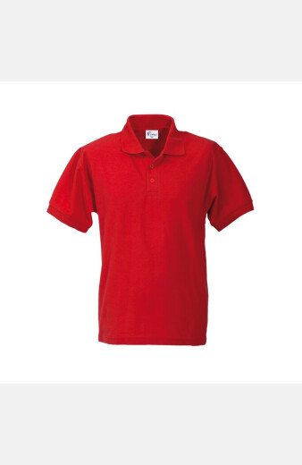 Poloshirt carestin, gerade geschnitten, Farbe: rot,...