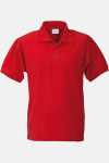 Poloshirt carestin, gerade geschnitten, Farbe: rot, Größe: 3XL
