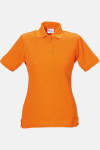 Poloshirt carestin, tailliert geschnitten, Farbe: orange, Größe: XS