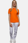 Poloshirt carestin, tailliert geschnitten, Farbe: orange, Größe: M