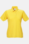Poloshirt carestin, tailliert geschnitten, Farbe: gelb, Größe: L