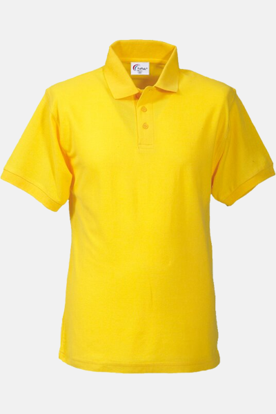 Poloshirt carestin, gerade geschnitten, Farbe: gelb,...