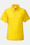 Poloshirt carestin, gerade geschnitten, Farbe: gelb, Größe: M