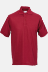 Poloshirt carestin, gerade geschnitten, Farbe: bordeaux, Größe: M