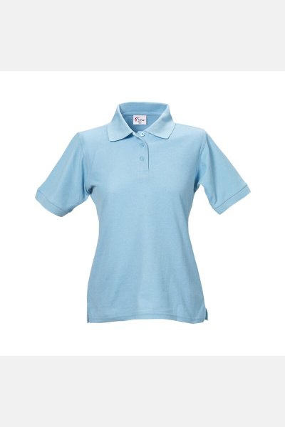 Poloshirt carestin, gerade geschnitten, Farbe: hellblau,...