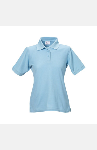 Poloshirt carestin, gerade geschnitten, Farbe: hellblau,...