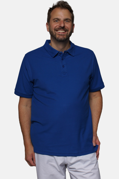 Poloshirt carestin, gerade geschnitten, Farbe: royal, Größe: XXL