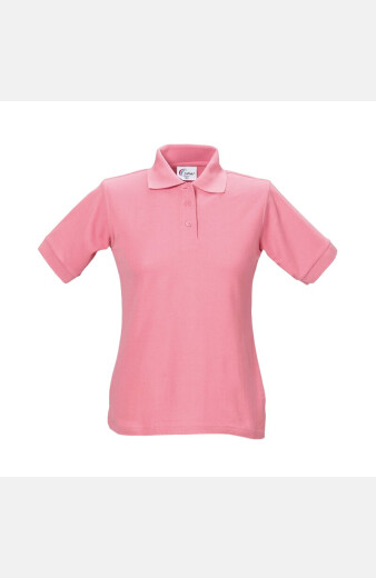 Poloshirt carestin, tailliert geschnitten, Farbe: pink, Größe: XS