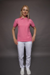 Poloshirt carestin, tailliert geschnitten, Farbe: pink, Größe: S