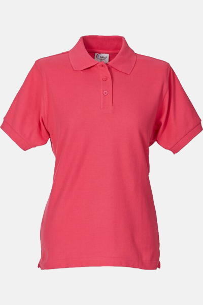 Poloshirt carestin, tailliert geschnitten, Farbe: fuchsia, Größe: L