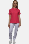 Poloshirt carestin, tailliert geschnitten, Farbe: fuchsia, Größe: L