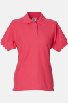 Poloshirt carestin, tailliert geschnitten, Farbe: fuchsia, Größe: L