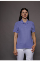 Poloshirt carestin, tailliert geschnitten, Farbe: lila, Größe: XS