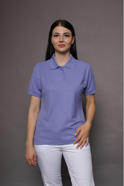 Poloshirt carestin, tailliert geschnitten, Farbe: lila,...