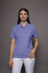 Poloshirt carestin, tailliert geschnitten, Farbe: lila, Größe: S