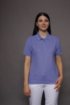 Poloshirt carestin, tailliert geschnitten, Farbe: lila, Größe: S