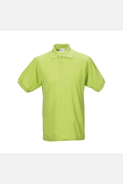 Poloshirt carestin, gerade geschnitten, Farbe: apfelgrün, Größe: M