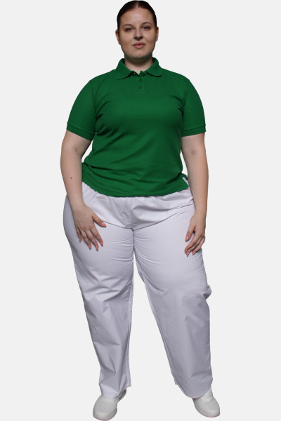 Poloshirt carestin, tailliert geschnitten, Farbe: grün, Größe: 5XL