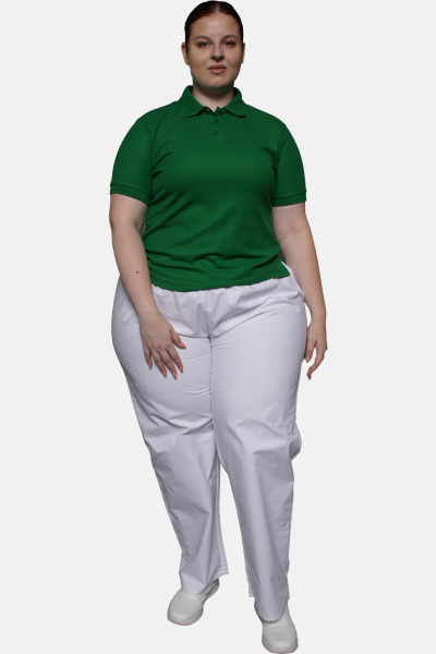 Poloshirt carestin, tailliert geschnitten, Farbe: grün, Größe: 5XL