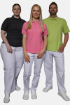 Poloshirt carestin, gerade geschnitten, Farbe: grün, Größe: M