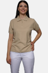 Poloshirt carestin, tailliert geschnitten, Farbe: beige, Größe: XS