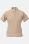 Poloshirt carestin, tailliert geschnitten, Farbe: beige, Größe: XS